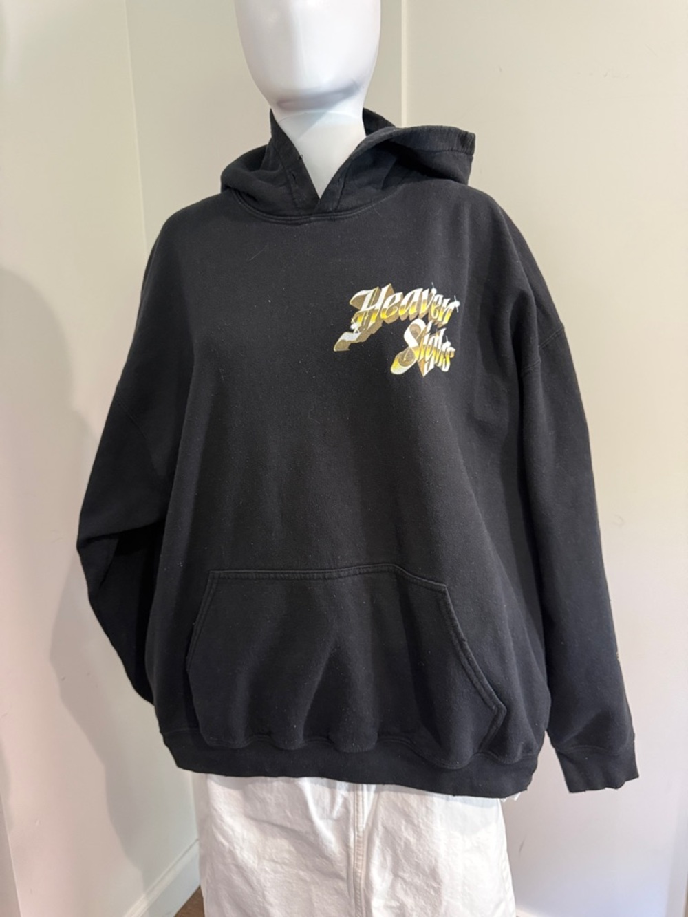 Boys Lie Black Hoodie with White Graphic Logo